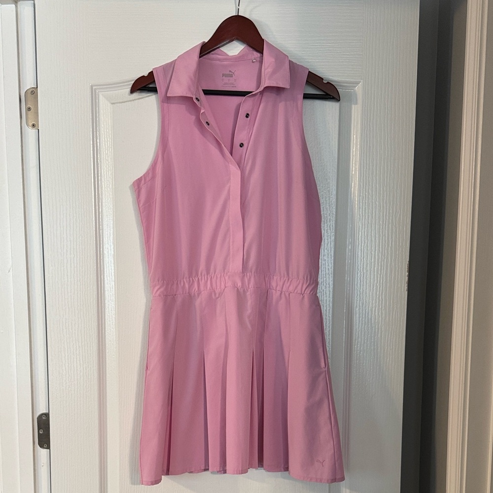 Puma Golf pink dress sz M